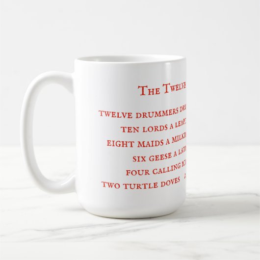 12 DAGEN LYRICS Tall White Mok (Links)