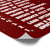 12 dagen muziekproductie poster (Hoek)