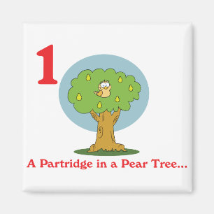 12 dagen patrijs in een perenboom magneet