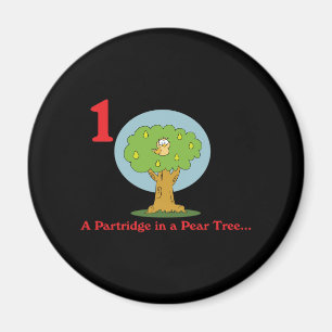 12 dagen patrijs in een perenboom magneet