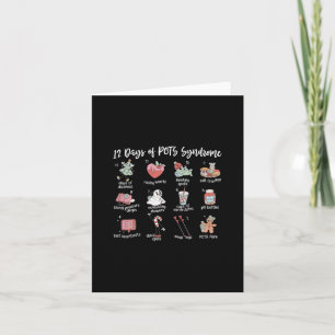 12 dagen POTS-syndroom Kerstmis Dysautonomia AW Kaart