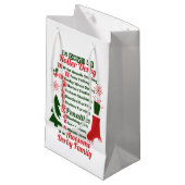 12 dagen Roller Derby-Kerstmis, rolschaatsen Klein Cadeauzakje (Voorkant Gekanteld)