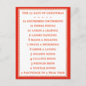 12 DAGEN TEKSTEN Briefkaart II (Voorkant)