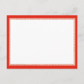 12 DAGEN TEKSTEN Briefkaart II / Rood (Achterkant)