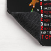 12 Dagen Van Apotheek Grappige Kerst Apotheker Tec Muismat (Hoek)