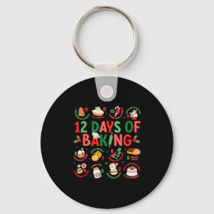 12 dagen van bakken bakker kerst koken chef bakken sleutelhanger