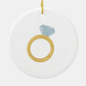 12 dagen van de traditionele kerstvakantie keramisch ornament (Achterkant)