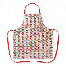 12 dagen van het All-Over Print Apron voor Kerstmi