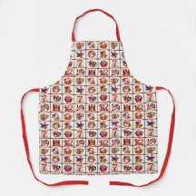 12 dagen van het All-Over Print Apron voor Kerstmi