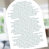 12 Dagen van het Kerstlied Wit Kaart