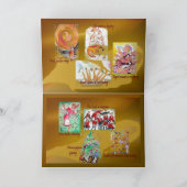 12 dagen van het wenskaart van Kerstmis Feestdagen Kaart (Binnen)