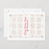 12 DAGEN VAN KERST / kerst Briefkaart (Voorkant / Achterkant)