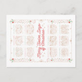 12 DAGEN VAN KERST / kerst Briefkaart (Voorkant)