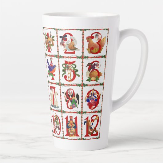 12 dagen van kerst Latte Mok (Rechts)
