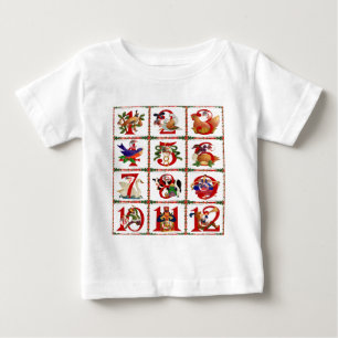 12 dagen van Kerst Quilt Print Cadeaus