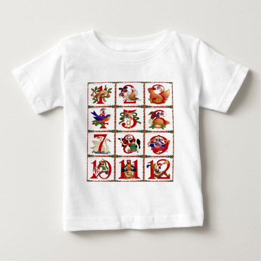 12 dagen van Kerst Quilt Print Cadeaus (Voorkant)