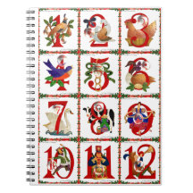 12 dagen van Kerst Quilt Print Cadeaus