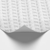 12 dagen van Kerstmis die Facebook overeenstemmen Cadeaupapier (Hoek)