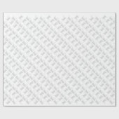 12 dagen van Kerstmis die Facebook overeenstemmen Cadeaupapier (Vlak)