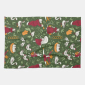 12 Dagen van Kerstmis Folk Art Animal Theedoek (Horizontaal)