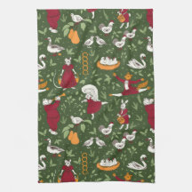 12 Dagen van Kerstmis Folk Art Animal