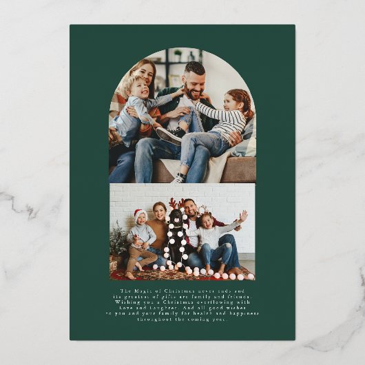 12 dagen van Kerstmis | Foto Vakantie Kaart (Achterkant)