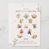 12 dagen van Kerstmis | Foto Vakantie Kaart (Voorkant)