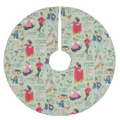 12 Dagen van Kerstmis groen Kerstboom Rok (Voorkant)