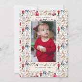 12 Dagen van Kerstmis Klassieke Traditionele Foto Feestdagenkaart (Voorkant)