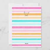 12 dagen van Kerstmis op het strand Retro Tropical Feestdagenkaart (Achterkant)