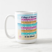 12 dagen van Kerstmis op het strand Tropisch Koffiemok (Links)