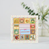 12 dagen van Kerstmis, Patrijs in een perenboom Feestdagenkaart (Staand voorkant)