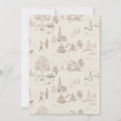 12 dagen van Kerstmis Toile Holiday Photo Card Kaart (Achterkant)