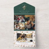 12 dagen van Kerstmis | Vakantiefoto's Collage All In One Uitnodiging (Binnen)