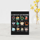 12 dagen van Landd Unit Nursing Labor Delivery Nur Kaart (Gele Bloem)