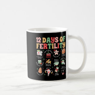 12 dagen van vruchtbaarheid Ivf verpleegster Kerst Koffiemok