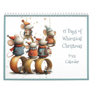 12 dagen van Whimsical Kerstmis  Kalender