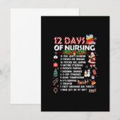 12 Dagen Verpleegstethoscoop RN & LPN Verpleegkund Kaart (Voorkant / Achterkant)