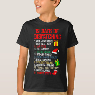 12 dagen verzending van een X-mas kerstcadeaubon T-shirt