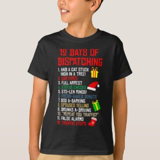12 dagen verzending van een X-mas kerstcadeaubon T-shirt