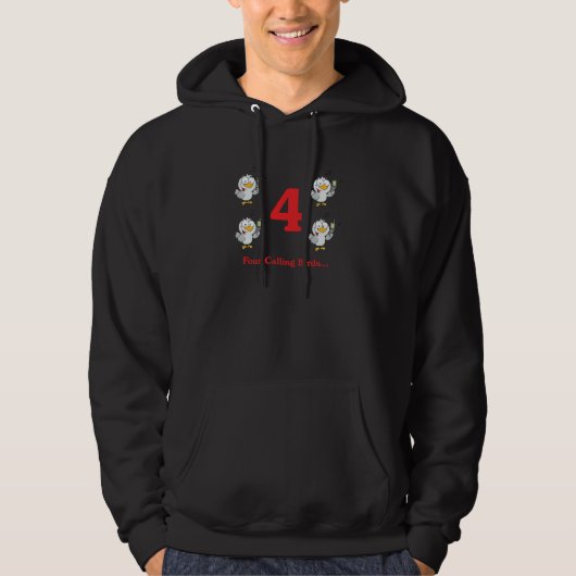 12 dagen vier met de vogels hoodie (Voorkant)