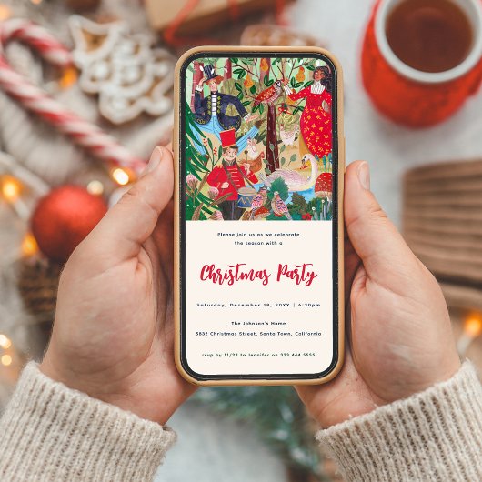 12 dagen voor kerst Illustratie Kaart