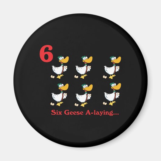 12 dagen zes ganzen a-legering magneet (Voorkant)