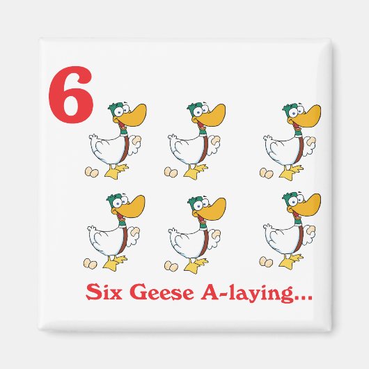 12 dagen zes ganzen a-legering magneet (Voorkant)