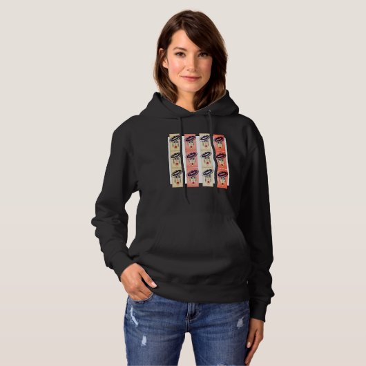 12 dames ontwerp hoodie (Voorkant volledig)