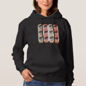 12 dames ontwerp hoodie (Voorkant)