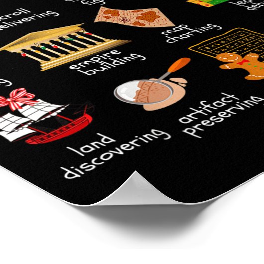 12 Day Of History Teacher Christmas Social Studies Poster (Hoek)