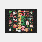 12 Day Of Ibclc Lactation Consultant Breastfeeding Fleece Deken (Voorkant (Horizontaal))