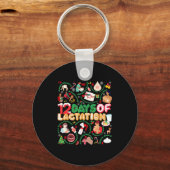 12 Day Of Ibclc Lactation Consultant Breastfeeding Sleutelhanger (Voorkant)
