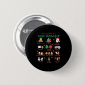 12 Days Nurse Case Management Christmas Case Manag Ronde Button 5,7 Cm (Voorkant /achterkant)